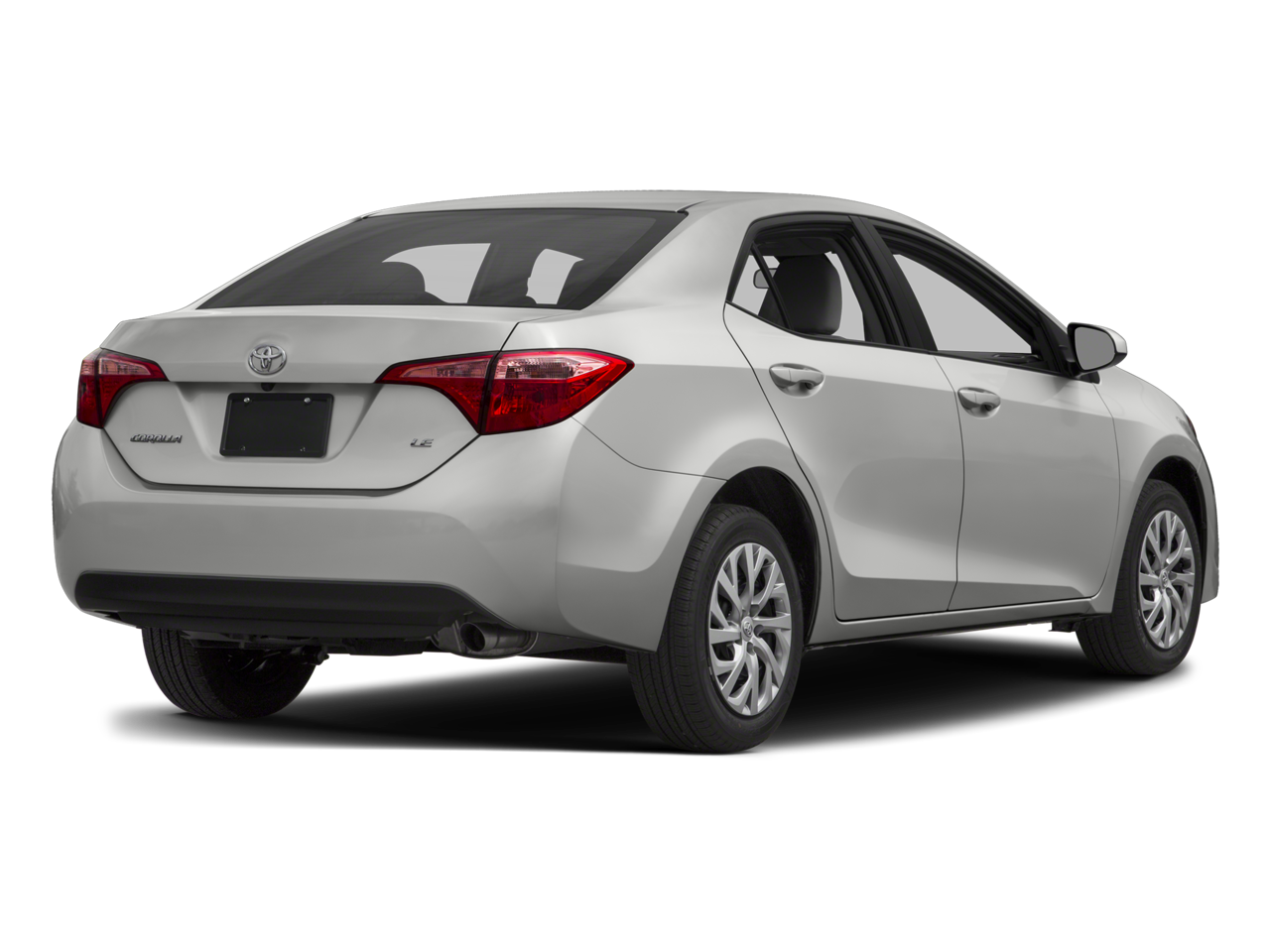 2017 Toyota Corolla — rear three-quarter view