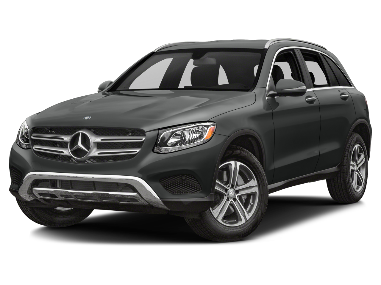 2018 Mercedes-Benz GLC GLC 300 4MATIC Sport Utility 4D in White — front three-quarter view