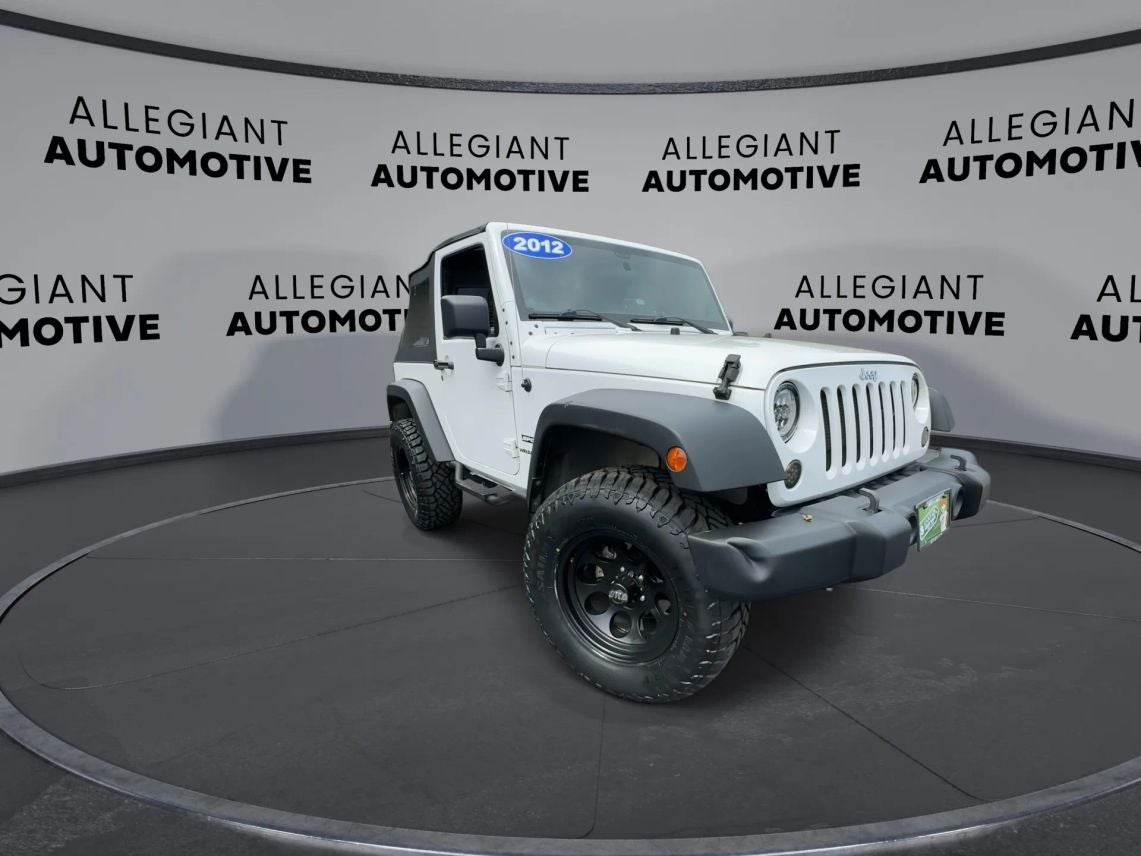 2012 Jeep Wrangler — interior view