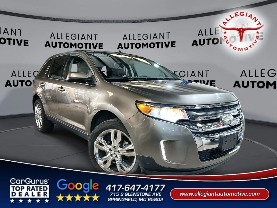2012 Ford Edge Limited Sport Utility 4D in Gray — front three-quarter view