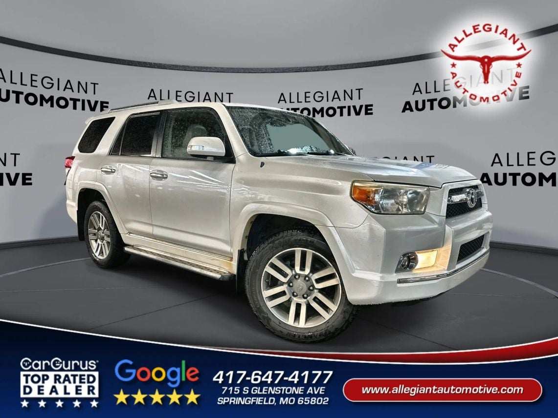 2011 Toyota 4Runner SR5 Sport Utility 4D in White — front three-quarter view