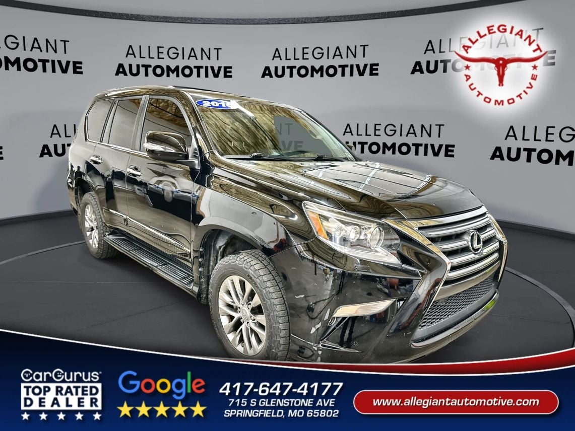 2016 Lexus GX GX 460 Luxury Sport Utility 4D in Black — front three-quarter view