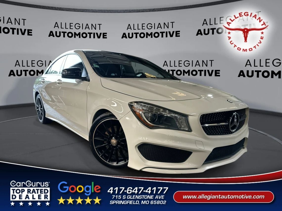 2016 Mercedes-Benz CLA CLA 250 Coupe 4D in White — front three-quarter view